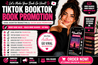 promote your book on tiktok booktok to increase book sales