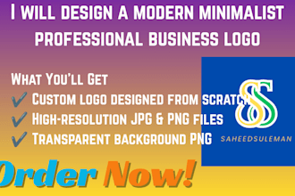 design a modern minimalist professional business logo