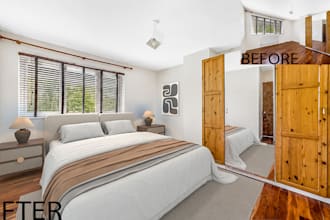 create realistic virtual staging for real estate photos