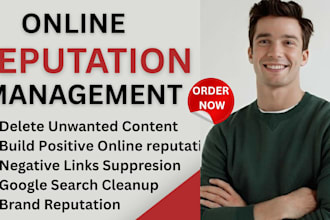 do online reputation management services ORM, clutch, suppress negative links