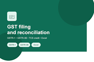 prepare your gstr 1 and gstr 3b filing with reconciliation
