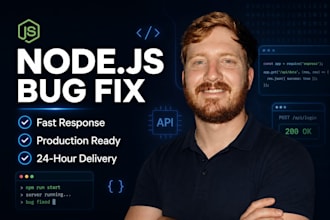 fix nodejs express and rest API bugs professionally
