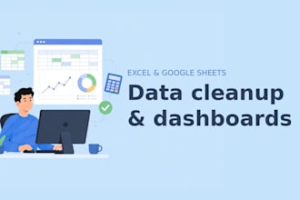 clean up and organize your excel or google sheets data