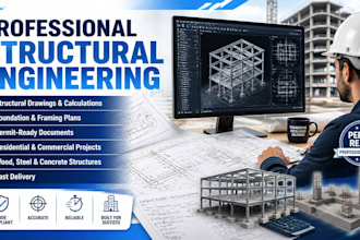 provide structural engineering drawings and calculations for permits