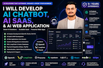 develop custom ai chatbot and ai web application