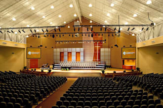 design realistic 3d church interiors for you
