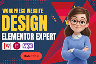 build a responsive wordpress website using elementer pro