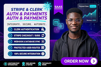 integrate stripe and clerk auth into your ai generated app lovable base44 replit