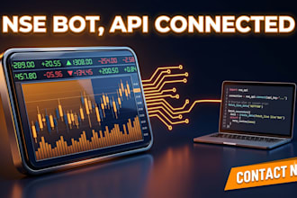 build an nse algo trading bot with broker API integration