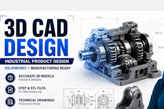 3d cad product design industrial product rendering 3d design for manufacturing