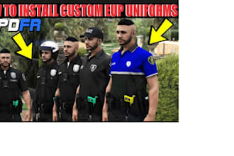 create a custom eup clothing for your fivem server lspdfr