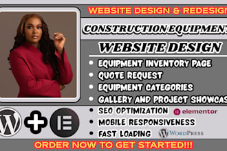 construction equipment rental website, heavy machinery website, equipment rental