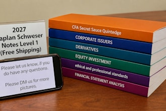 provide original cfa level 1 finance notes and study guide