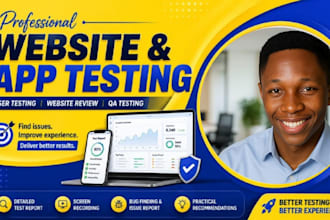 professionally test and QA your app or website for usability, beta testing