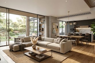 do 3d realistic architectural visualization rendering archviz  sketchup