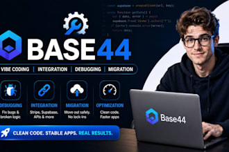 fix base44 app vibe coding base44 integration base44 debugging base44