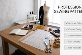 create professional sewing patterns and grading for any garments in PDF