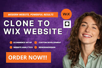 clone wix website revamp wix build wix website clone copy wix website design