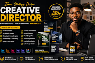 creative director for your brand design strategy content creation
