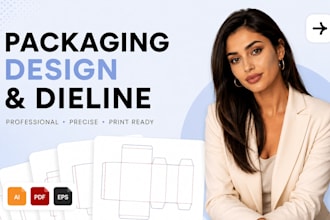 create a custom dieline for your product packaging