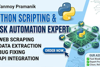 write custom python script and automation tools