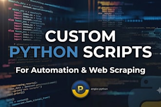 write python scripts for web scraping and automation
