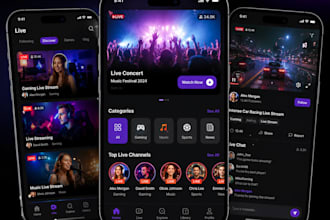 develop live streaming app video streaming app ott streaming app