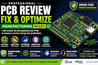 review, fix and optimize your pcb design for manufacturing