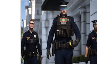 create professional lspdfr setup with realistic police uniforms