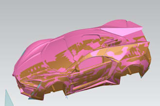 do reverse engineering, make cad models from scan data