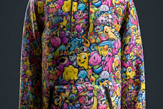 create custom hoodie and sweatshirt design for merch,