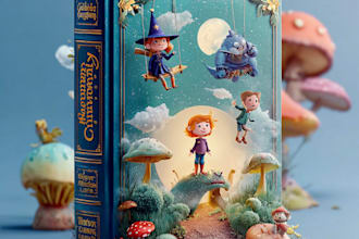 design fantasy and minimal book and ebook cover