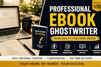 ghostwrite thriller , suspense or cozy mystery ebook strong plot twist