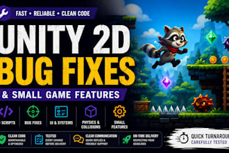 fix unity bugs and add small game features