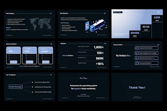design a modern business presentation