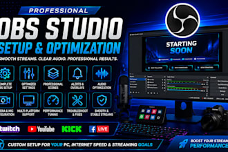 set up and optimize your obs studio professionally