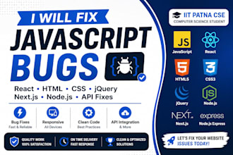 help with javascript jquery bugs and website fixes