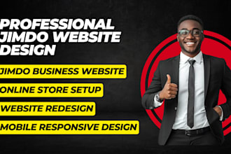design, redesign, fix jimdo website with SEO and responsive design
