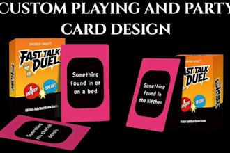 design party card game, drinking card game, couples card, adult card game design