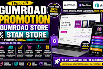 gumroad gumroad promotion gumroad store stan store
