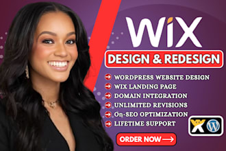 edit wix website redesign wix website design wix ecommerce website landing page