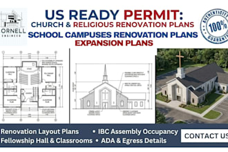 design church, school campus 2d floor plan renovation plan, expansion floor plan