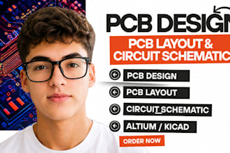 make pcb design pcb layout and circuit schematic pcb design in altium and kicad