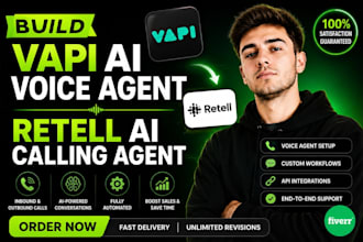 build vapi ai voice agent, retell ai calling agent