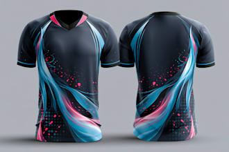design custom jersey or teamwear design sublimation