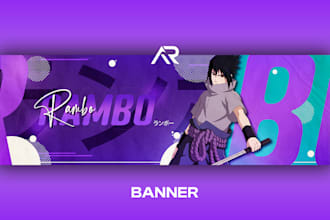 design an attractive youtube and twitter banner
