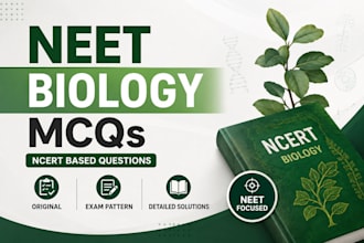 create original biology mcqs and practice questions