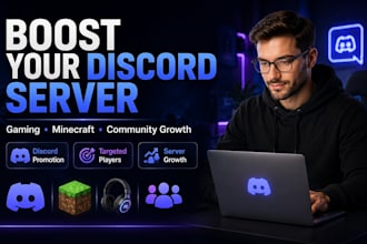 discord server promotion discord gaming server growth minecraft member promotion