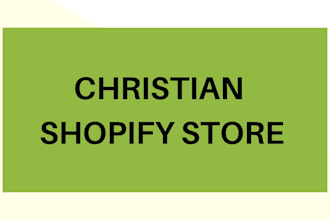 design christian shopify print on demand store shopify pod