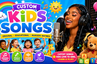 create kids songs nursery rhymes children music  kids song